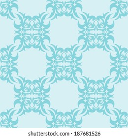 Seamless texture vector illustration with ornaments.