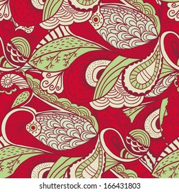 Seamless texture vector pattern. Hand-drawn doodle  sketch