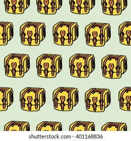 seamless texture vector yellow bag