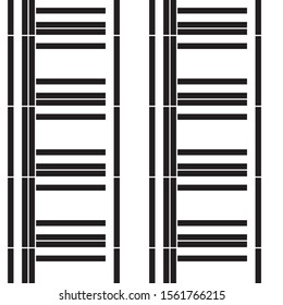 Seamless texture with vertical black bands.