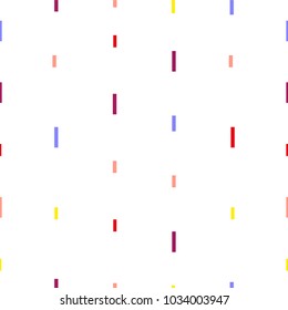 Seamless texture from vertical colored stripes. Vector Image.