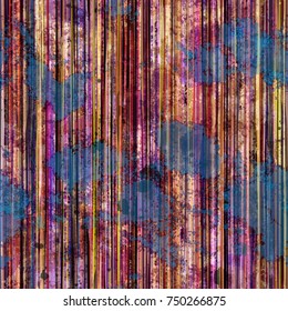 Seamless texture with vertical lines. Grunge old surface. Abstract vector background for web page, banners backdrop, fabric, home decor, wrapping