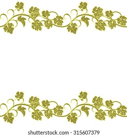 Seamless texture with vines.