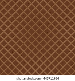 seamless texture of waffles. Easy to change colors.