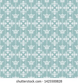 Seamless texture for wallpaper, background in retro style for your design