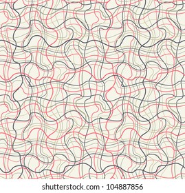 Seamless texture with wavy cell. peculiar background