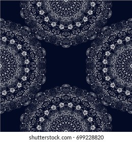 seamless texture white carved lace