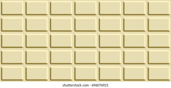 Seamless texture with white chocolate bar.