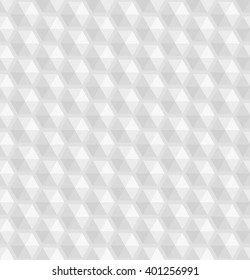 Seamless  texture,   white geometric background hexagons, 3D effect, vector 