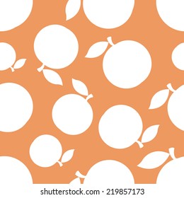 seamless texture of white peach silhouettes on a colorful background