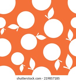 seamless texture of white silhouettes on a colorful background mandarin