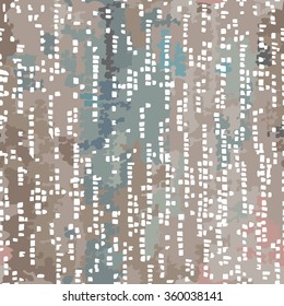 seamless texture with white squares on camouflage background