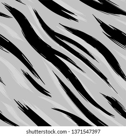 Seamless texture white tiger skins. Pattern. The skin of a wild animal. Vector EPS 10.