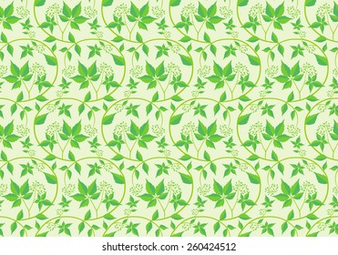 Seamless texture wild grapes. Vector background.