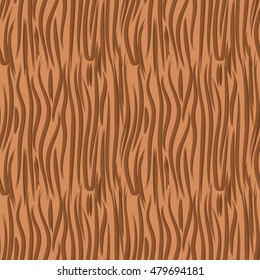 Seamless texture of wood. Cherry tree. Seamless brown background in uneven stripes.