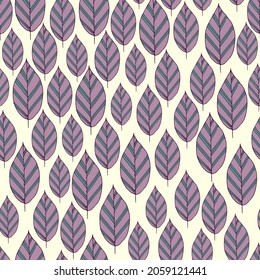Seamless texture for your design. Hand-drawn floral background. Illustration can be used for templates, wallpaper. 