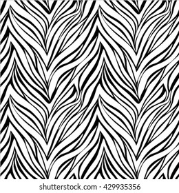 Seamless texture of zebra skin. background for design for greeting card and invitation of the wedding, birthday, Valentine's Day, mother's day and other seasonal holiday