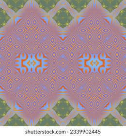 Seamless textured abstract background in blue green yellow and orange colors