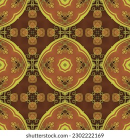 Fondo abstracto sin textura en color marrón con rayas de oro