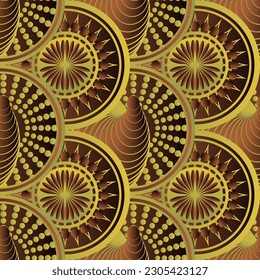Fondo abstracto sin texturas en tonos marrones y dorados