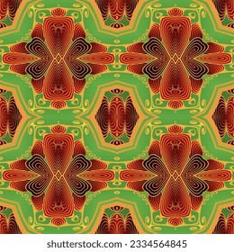 Fondo abstracto sin texturas en tonos rojos y amarillos verdes