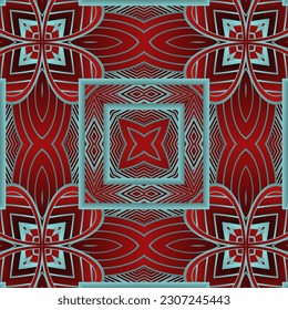 Seamless textured abstract background in maroon red combined with blue