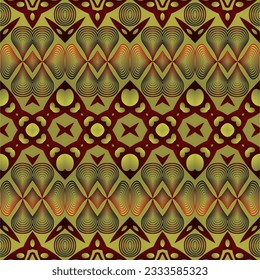 Fondo abstracto sin texturas en rojo, dorado amarillo y otros colores
