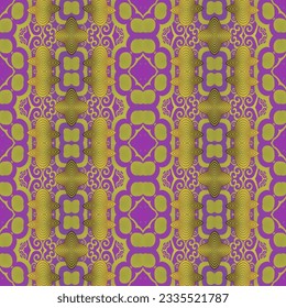 Seamless textured abstract background in red, purple and golden yellow colors