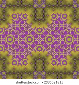 Seamless textured abstract background in red, purple and golden yellow colors