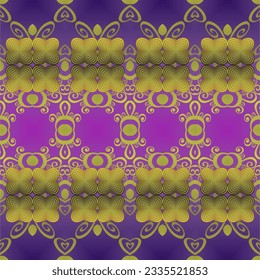 Seamless textured abstract background in red, purple and golden yellow colors