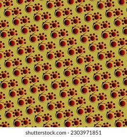 Fondo abstracto sin textura en amarillo combinado con rojo