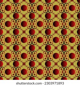 Fondo abstracto sin textura en amarillo combinado con rojo