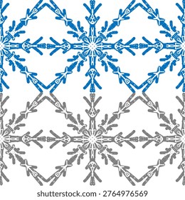 Seamless textured lace pattern in doodle style, hand drawn vector illustration, swirl ornament with vintage grunge brush strokes for textile wallpaper, packaging and surface design.