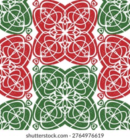 Seamless textured lace pattern in doodle style, hand drawn vector illustration, swirl ornament with vintage grunge brush strokes for textile wallpaper, packaging and surface design.