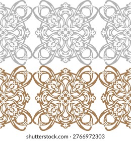 Seamless textured lace pattern in doodle style, hand drawn vector illustration, swirl ornament with vintage grunge brush strokes for textile wallpaper, packaging and surface design.