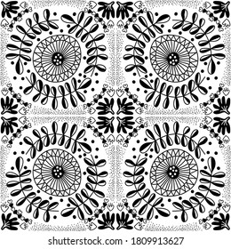 Seamless textured pattern. Hand-drawn abstract background in doodle style. Wallpaper, tiles, textile printing, wrapping paper, page filling, cover, web, packaging.