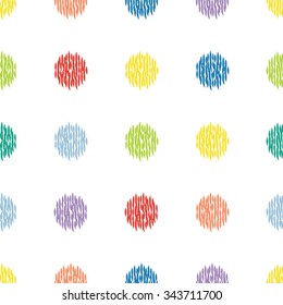 Seamless Textured Polka Dot Pattern Background Tile 