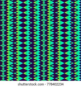 Seamless texture-geometric shapes on blue background