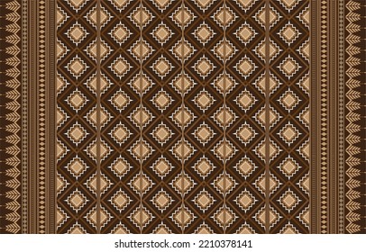 Nahtlose Texturen mit ethnischen Mustern. Geometrischer abstrakter Navajo-Druck. Dekoration mit rustikalem Flair. Das Design wurde von amerikanischen Ureinwohnern inspiriert. Die Farben sind schwarz-weiß.