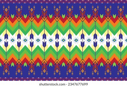 Seamless Textures with ethnic patterns. Navajo geometric abstract print. Decorative decoration with a rustic feel. The design is inspired by Native Americans. 