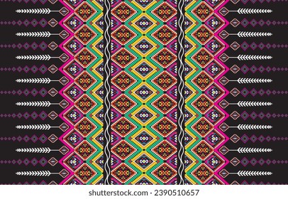 Seamless Textures with ethnic patterns. Navajo geometric abstract print. Decorative decoration with a rustic feel. The design is inspired by Native Americans.