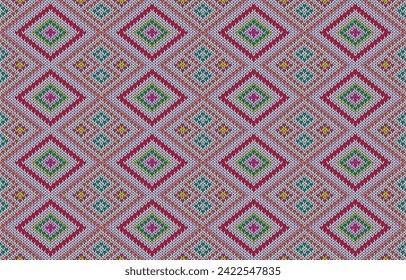 Seamless Textures with ethnic patterns. Navajo geometric abstract print. Decorative decoration with a rustic feel. The design is inspired by Native Americans. Colors are black and white.
