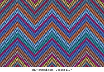 Seamless Textures with ethnic patterns. Navajo geometric abstract print. Decorative decoration with a rustic feel. The design is inspired by Native Americans.