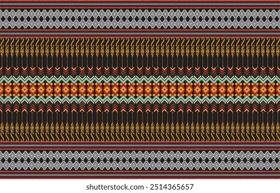 Seamless Textures with ethnic patterns. Navajo geometric abstract print. Decorative decoration with a rustic feel. The design is inspired by Native Americans. 