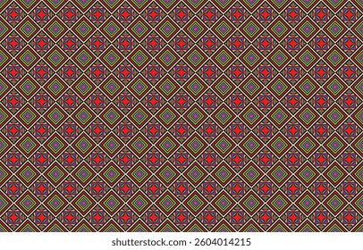 Seamless Textures with ethnic patterns. Navajo geometric abstract print. Decorative decoration with a rustic feel. The design is inspired by Native Americans. Colors are black and white.