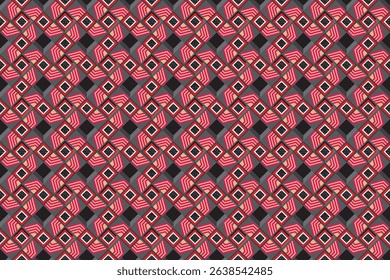 Seamless Textures with ethnic patterns. Navajo geometric abstract print. Decorative decoration with a rustic feel. The design is inspired by Native Americans. Colors are black and white.