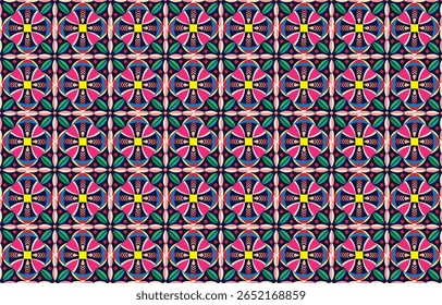Seamless Textures with ethnic patterns. Navajo geometric abstract print. Decorative decoration with a rustic feel. The design is inspired by Native Americans. Colors are black and white.