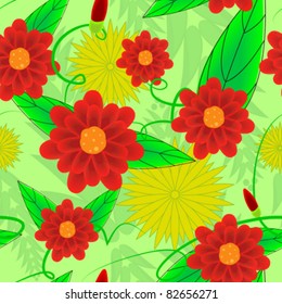 seamless textures of flowers