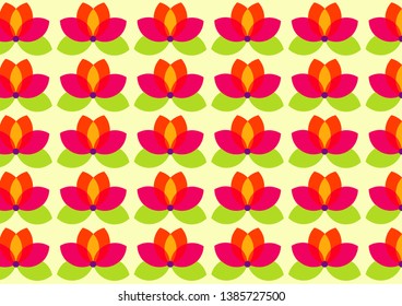 Seamless textures of flowers background