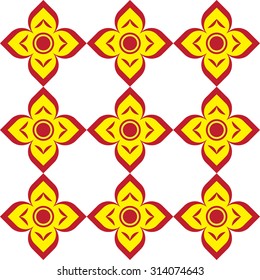 seamless thai pattern